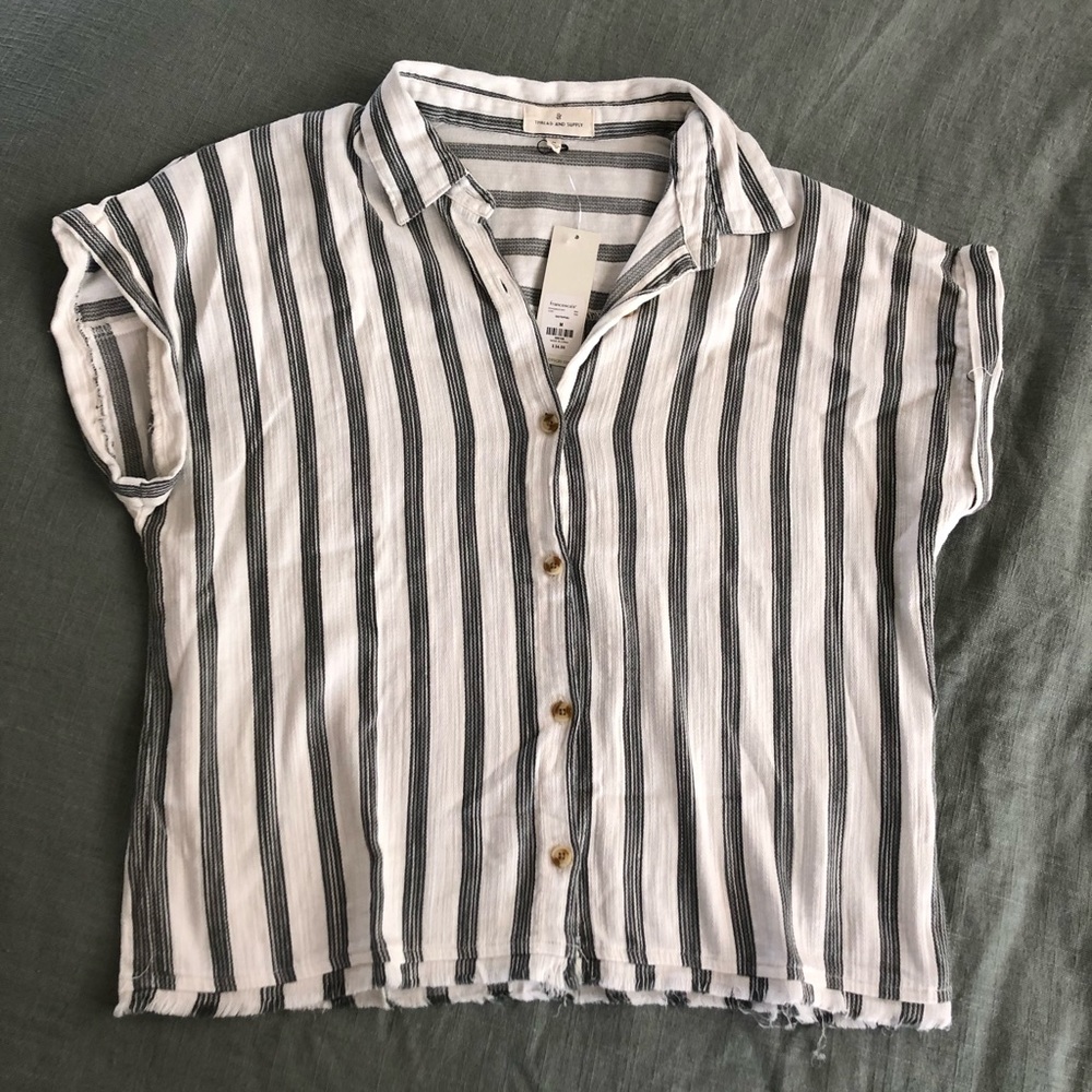 NWT Francesca’s Striped Top